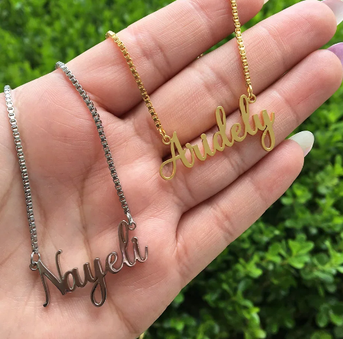 Personalized Stainless Steel Name Necklace for Men/Women